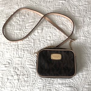 Michael Kors MK Logo Crossbody Bag